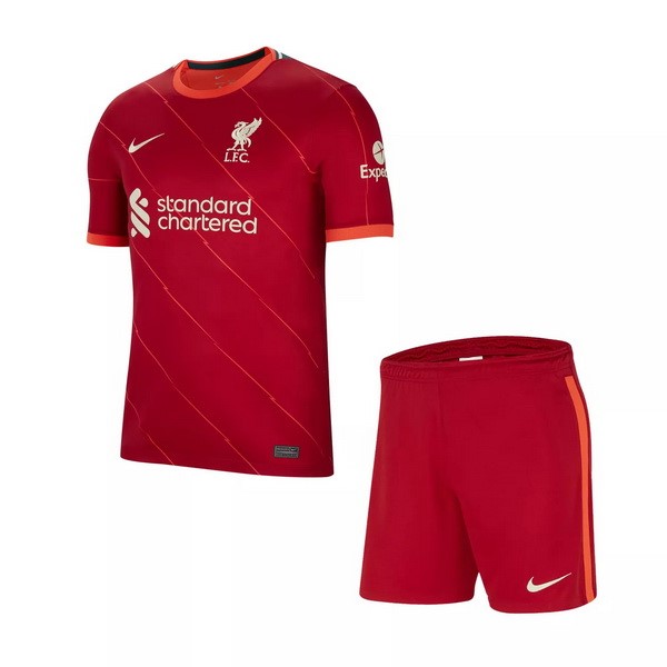Camiseta Liverpool Primera Equipación Niño 2021-2022 Rojo